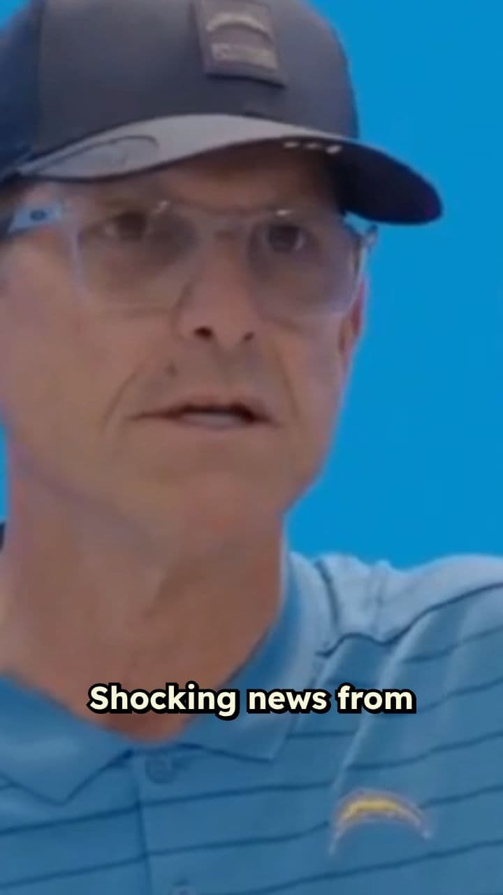 Harbaugh Reacts to Moore's Firing and Arrest