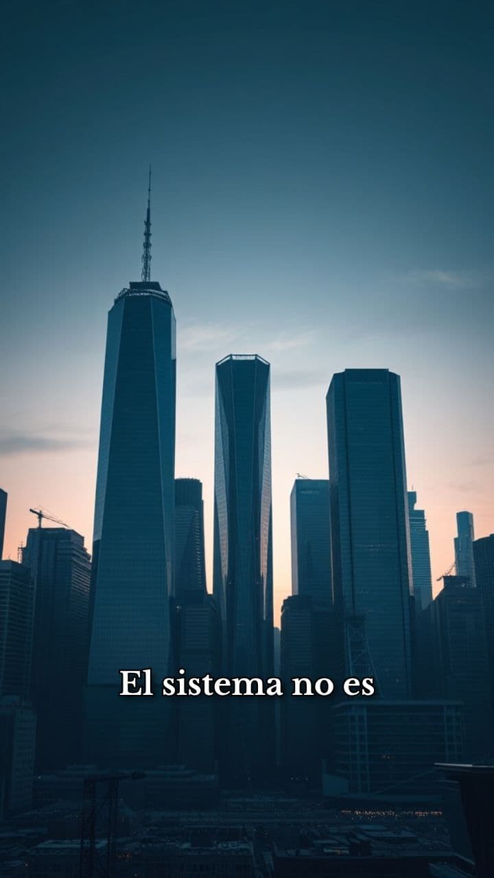 El sistema no es el problema, tú sí
