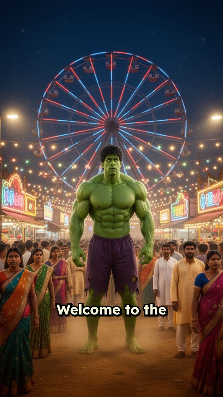 Hulku at the Indian Mela