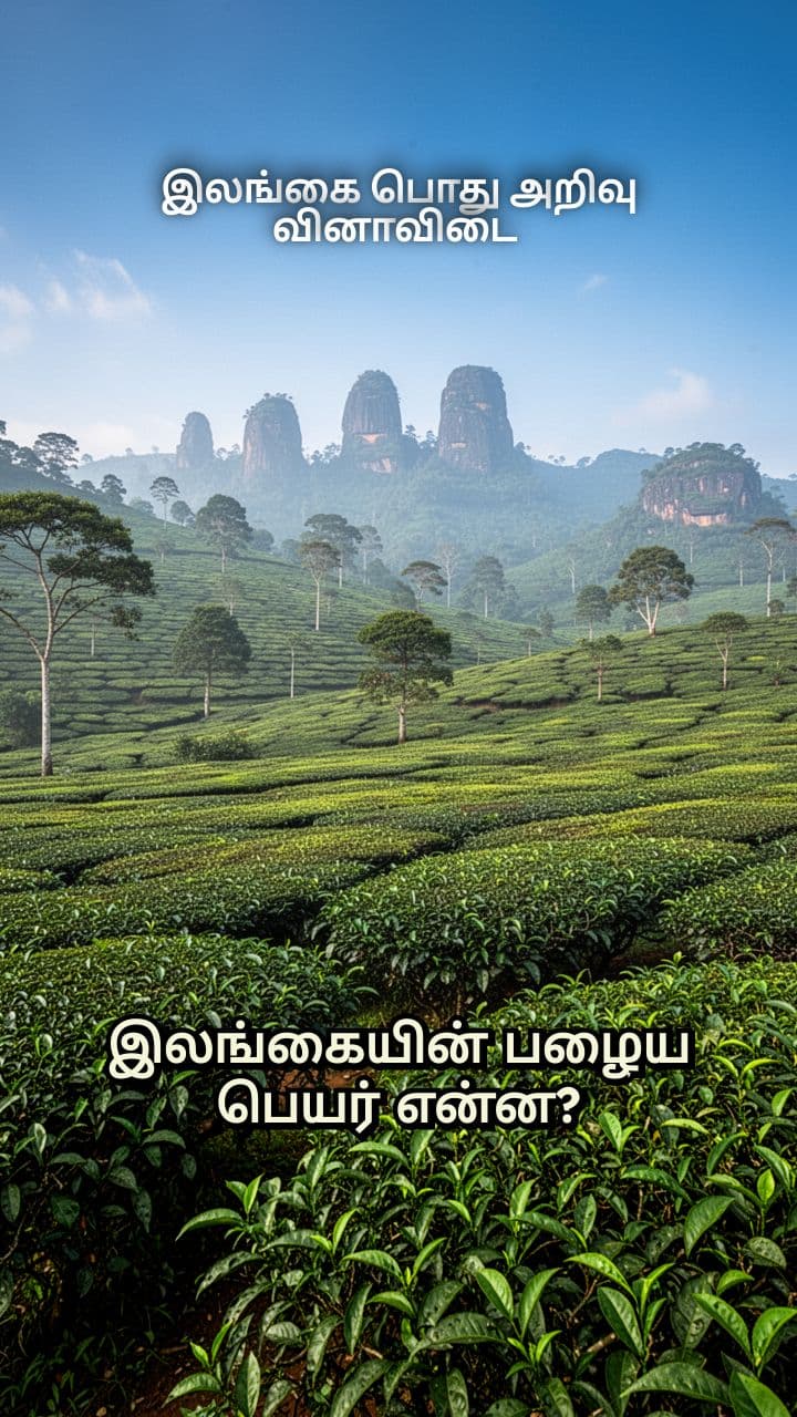 இலங்கை பொது அறிவு வினாவிடை 