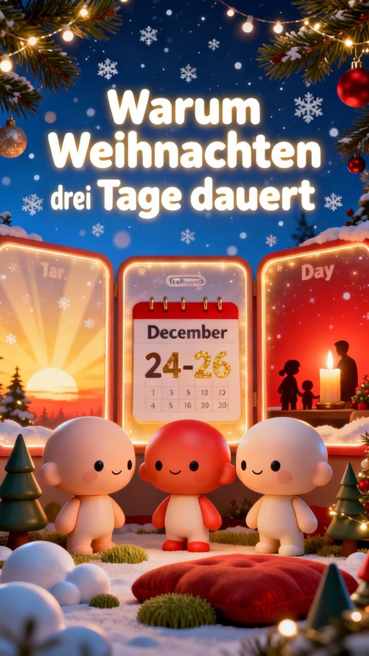 Warum Weihnachten drei Tage dauert