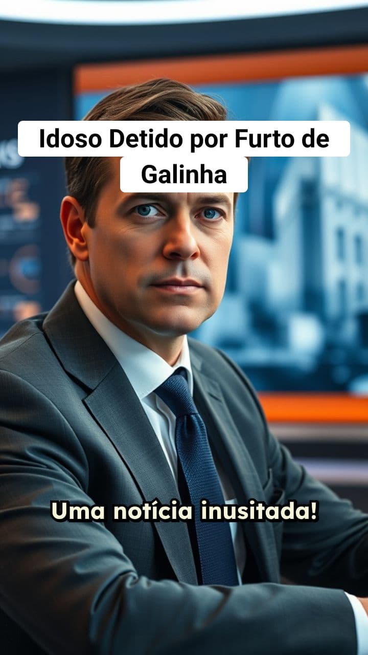 Idoso Detido por Furto de Galinha