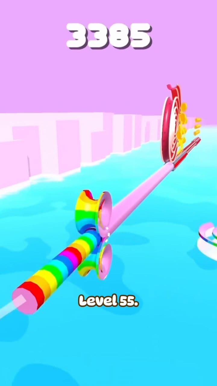 Level 55 Candy Cane Track