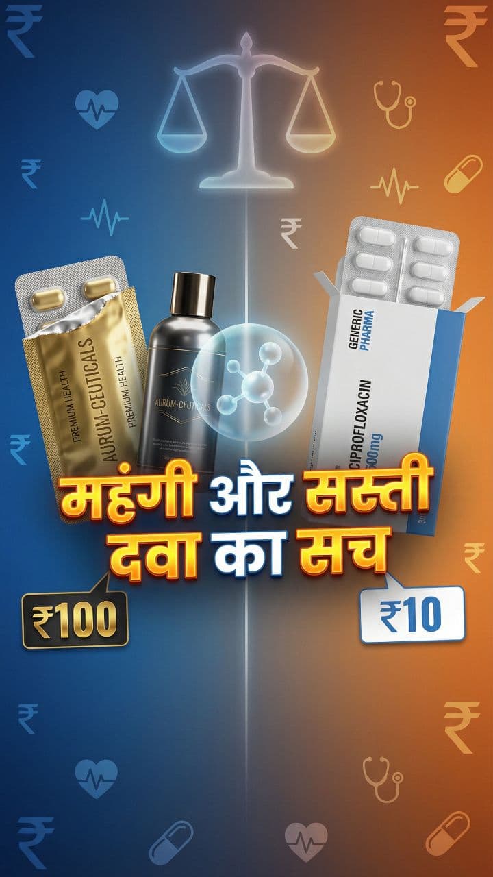महंगी और सस्ती दवा का सच