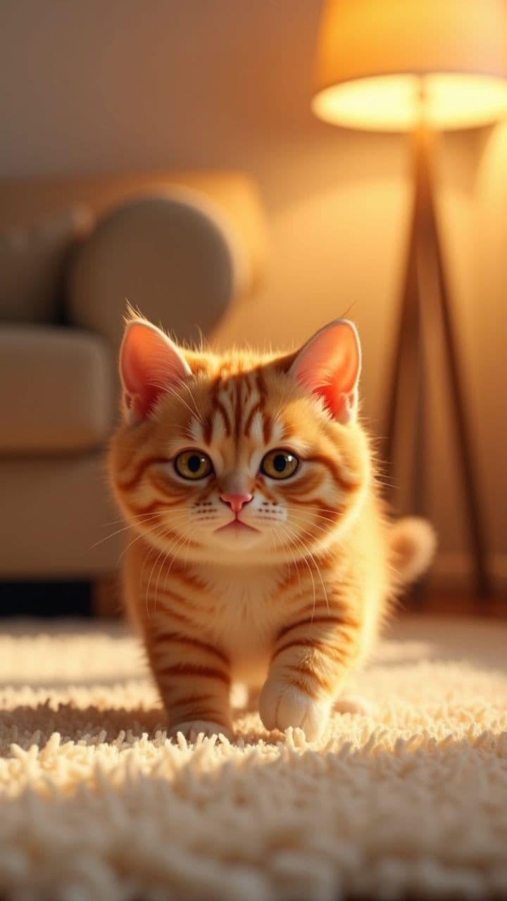 Confused Orange Tabby