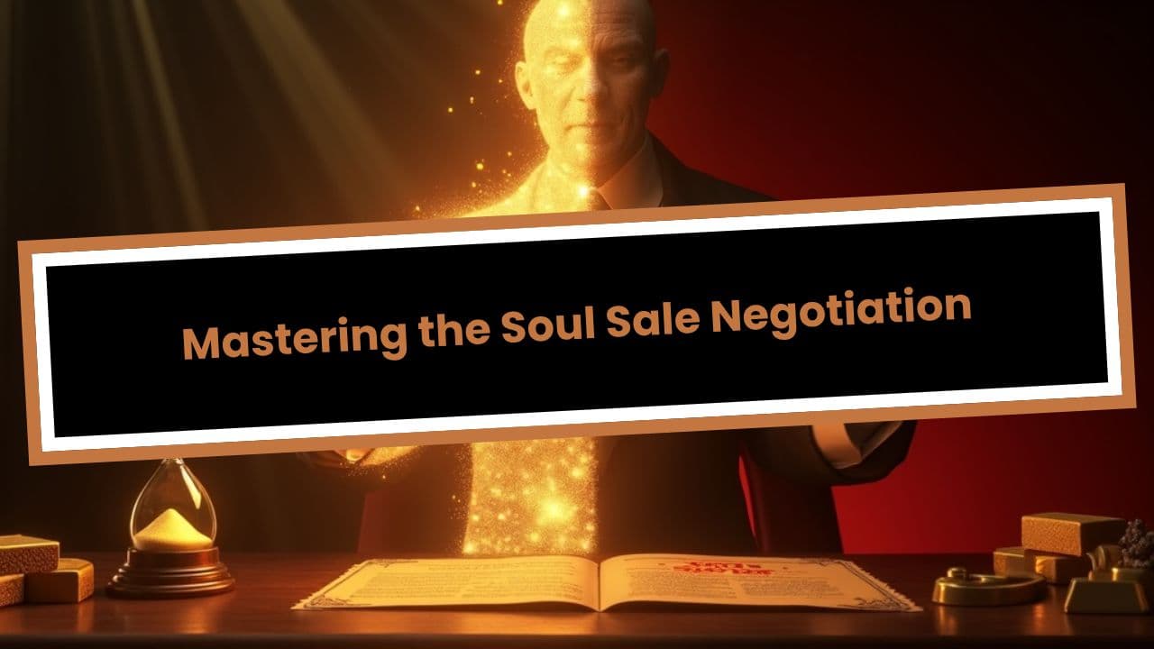 Mastering the Soul Sale Negotiation