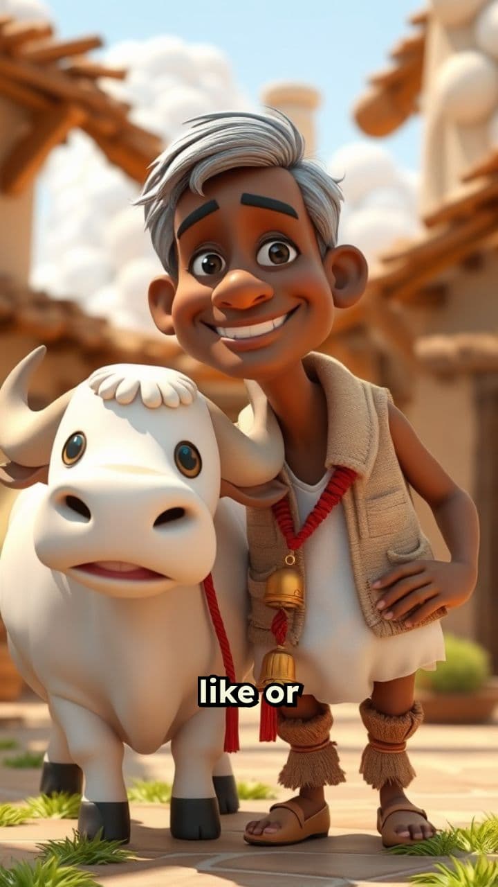 Gareeb Kisan Aur Bimaar Bail