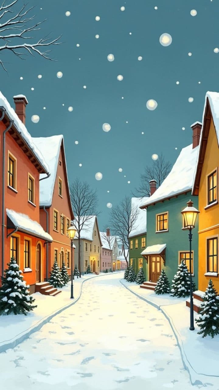Magical Christmas Moments in a Snowy Town