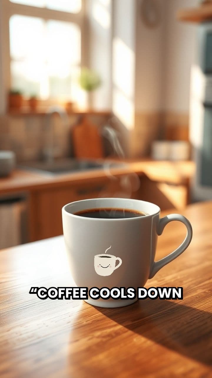Why Coffee Cools Faster in Wide Cups
