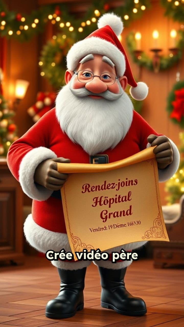 Père Noël Rendez-vous à l'Hôpital