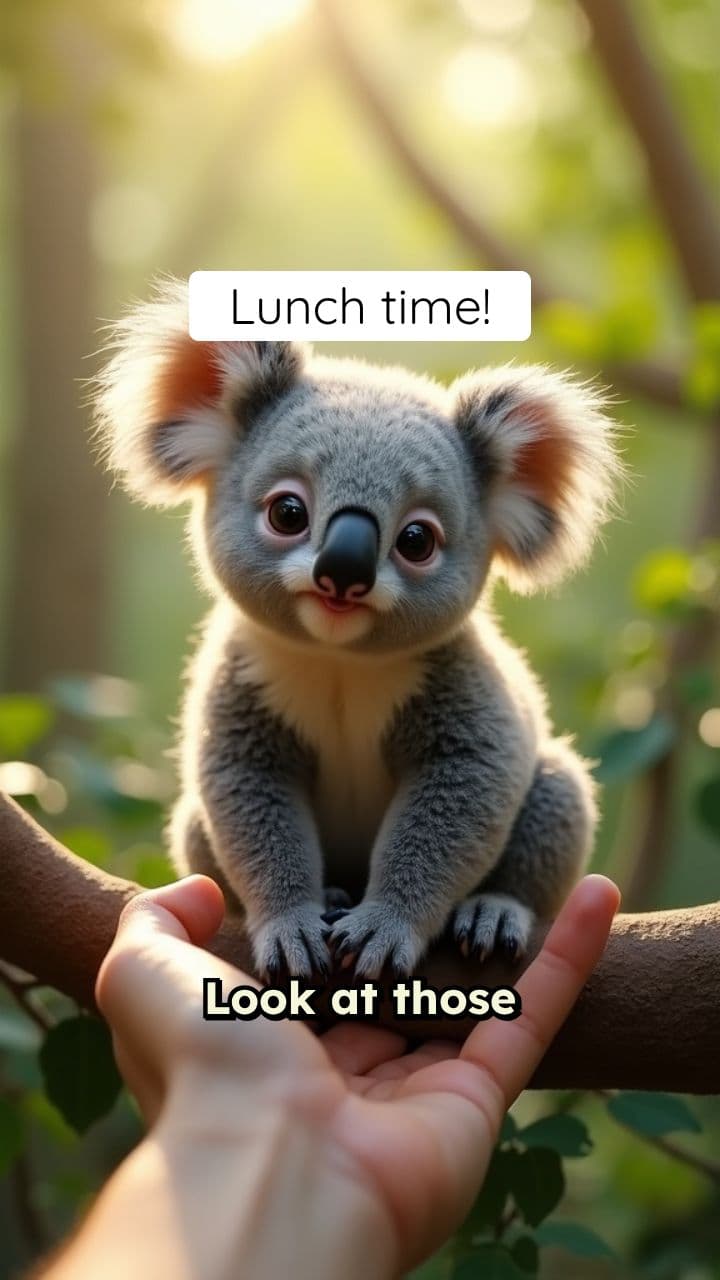Koala's Enchanting Lunch