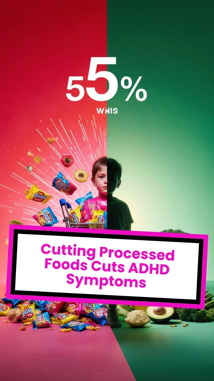 Cutting Processed Foods Cuts ADHD Symptoms