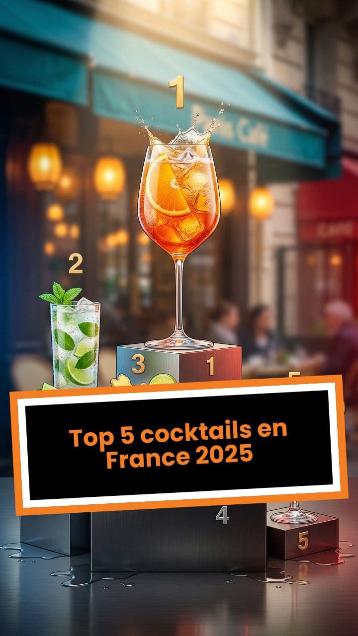 Top 5 cocktails en France 2025