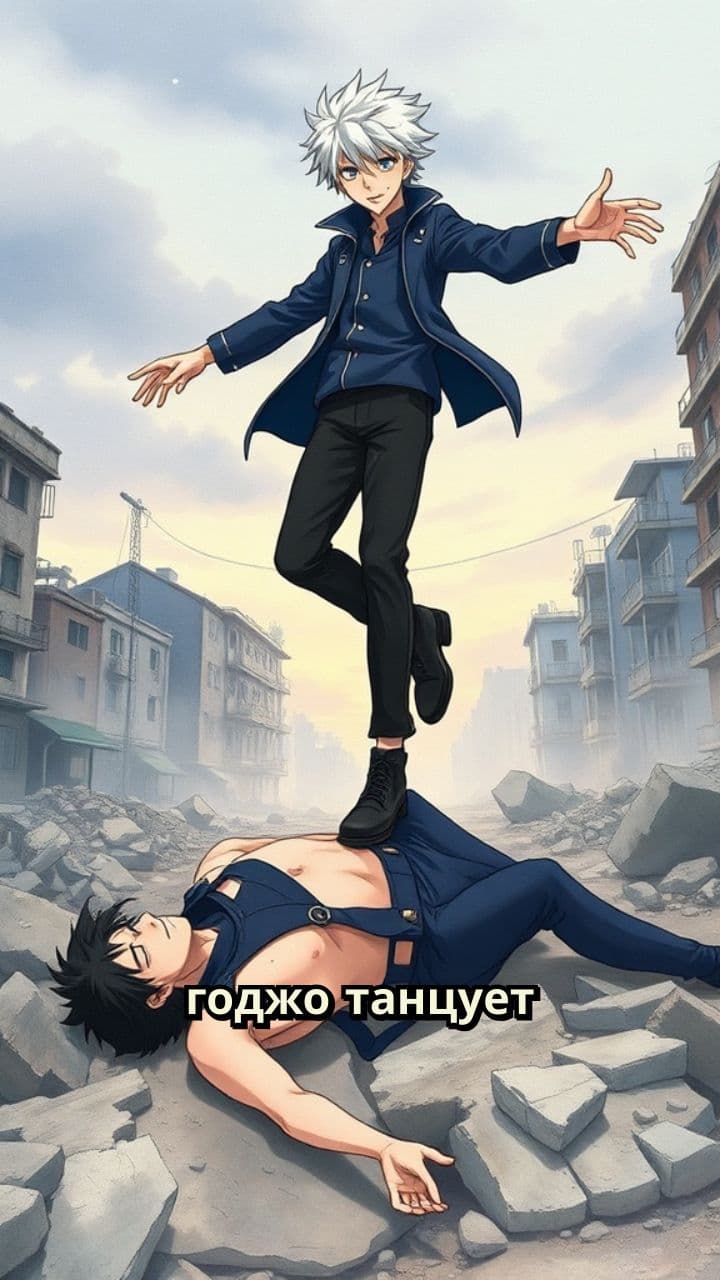 Годжо танцует над Скуной