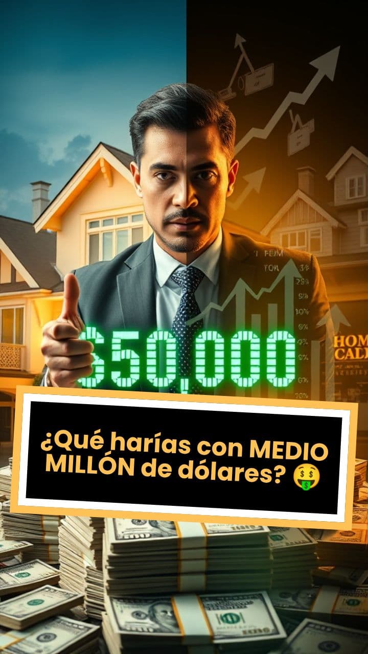 ¿Qué harías con MEDIO MILLÓN de dólares? 🤑