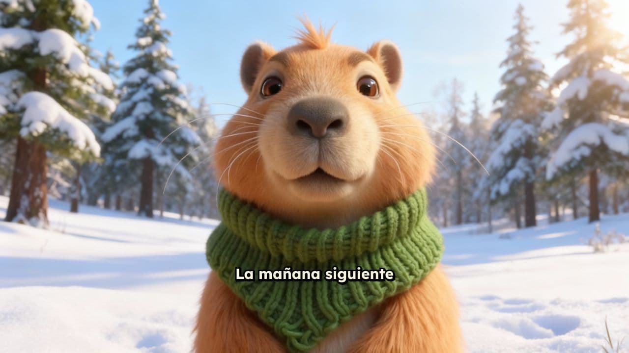 Sebastián el Capibara – La Promesa de Nieve de Bruno