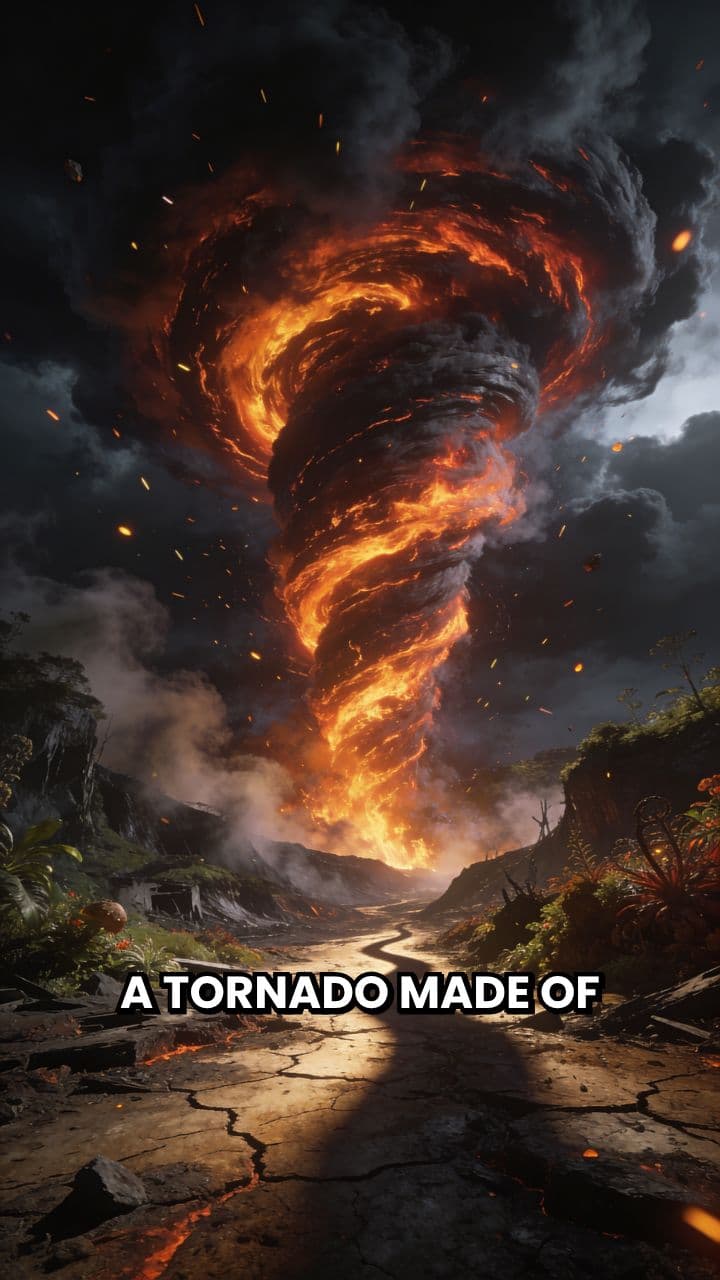 Terrifying Fire Whirls in Nature