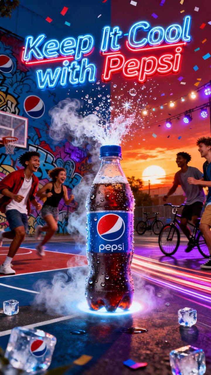 "Keep It Cool with Pepsi"
