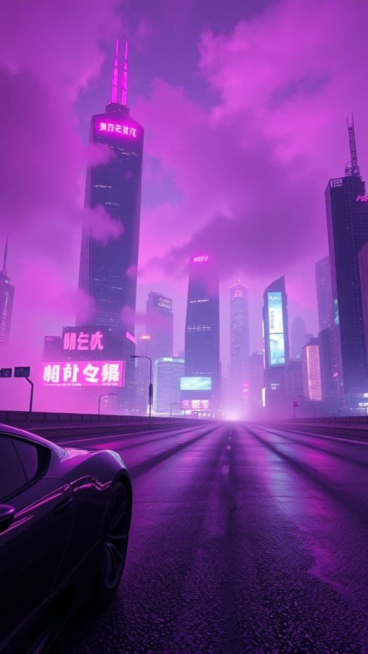 Neon Night Drive