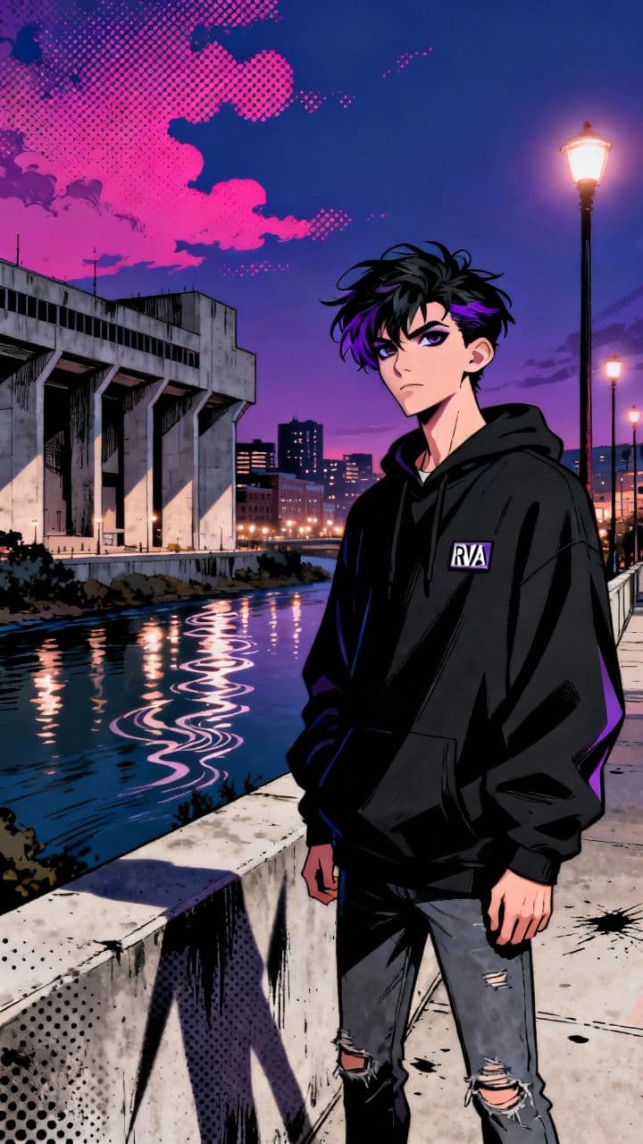 Drenched Beneath Dirty Lights