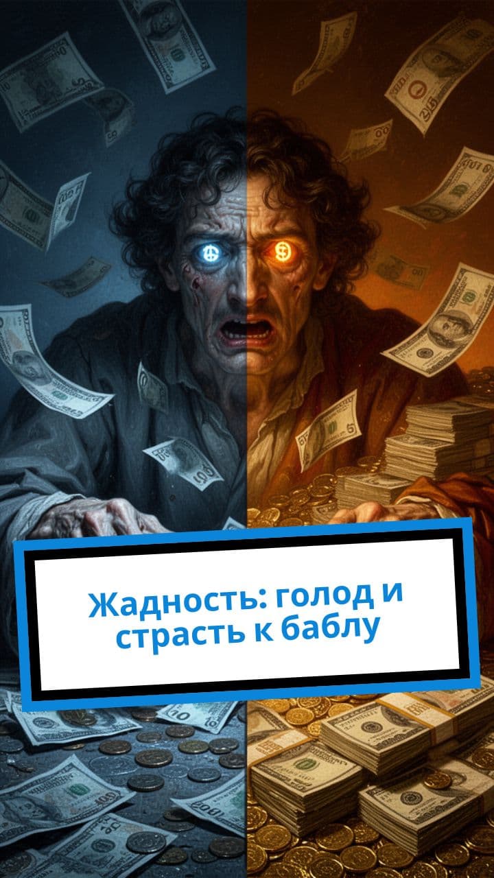 Жадность: голод и страсть к баблу
