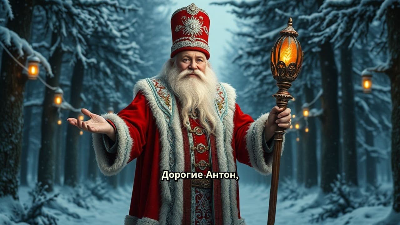 Новогоднее Поздравление от Деда Мороза