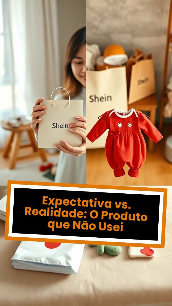 Expectativa vs. Realidade: O Produto que Não Usei