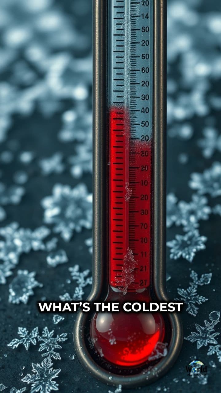Coldest Temperature Recorded on Earth