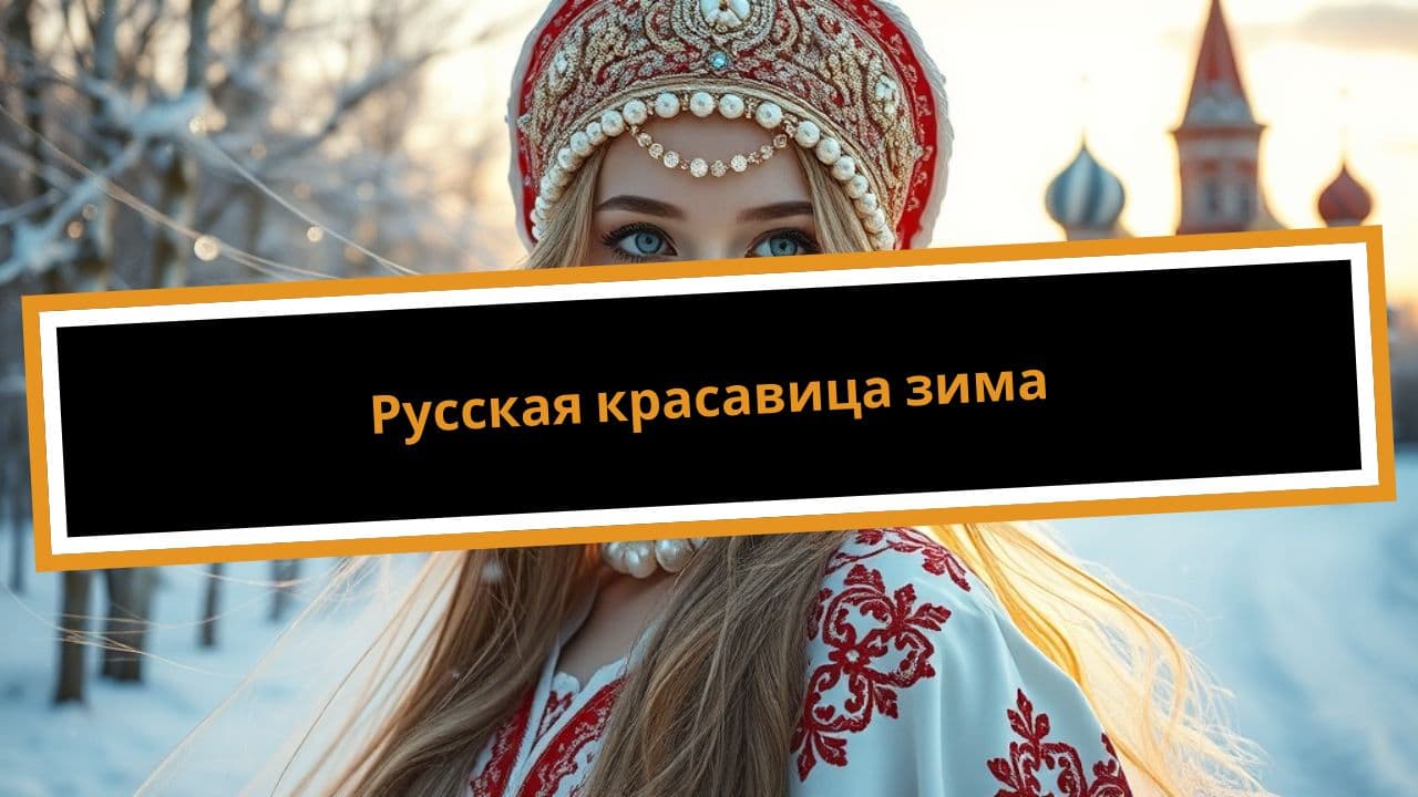 Русская красавица зима