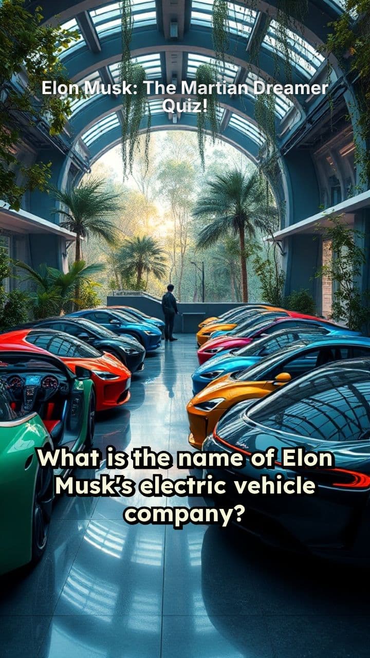 Elon Musk: The Martian Dreamer Quiz!