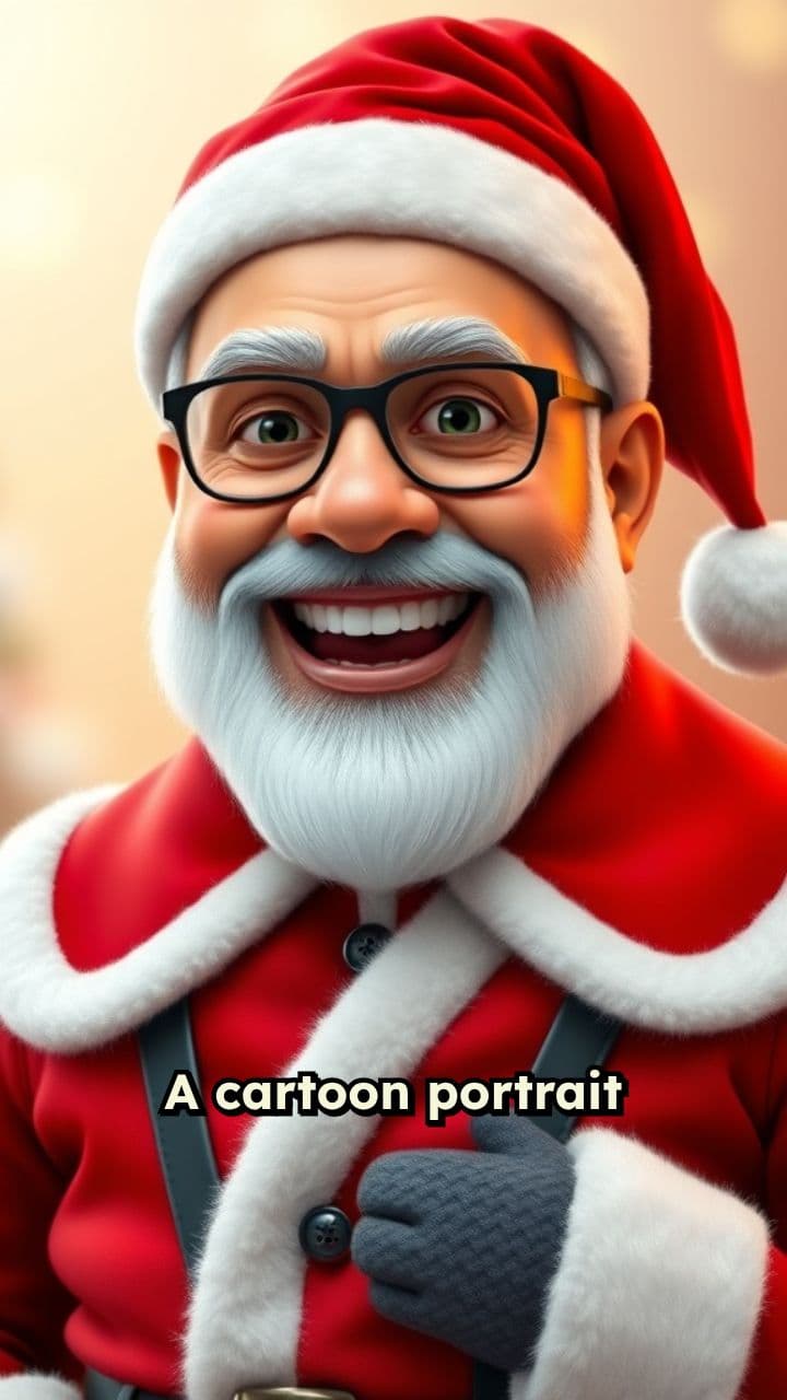 Modi as Santa Claus Celebrates Christmas