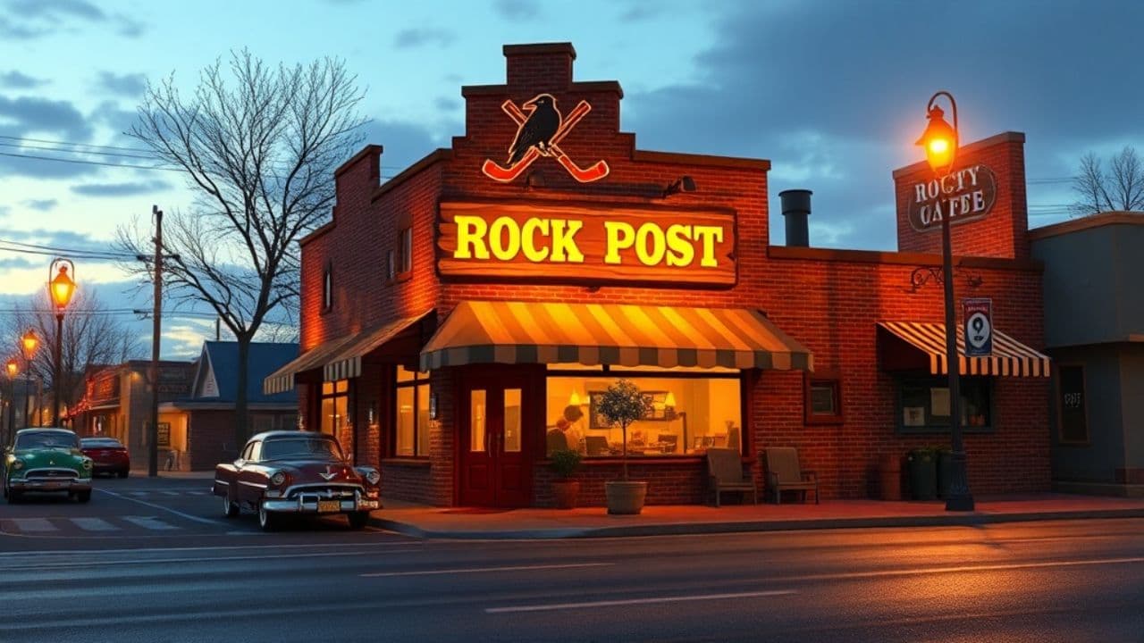 Rock Post Cafe Hockey Night