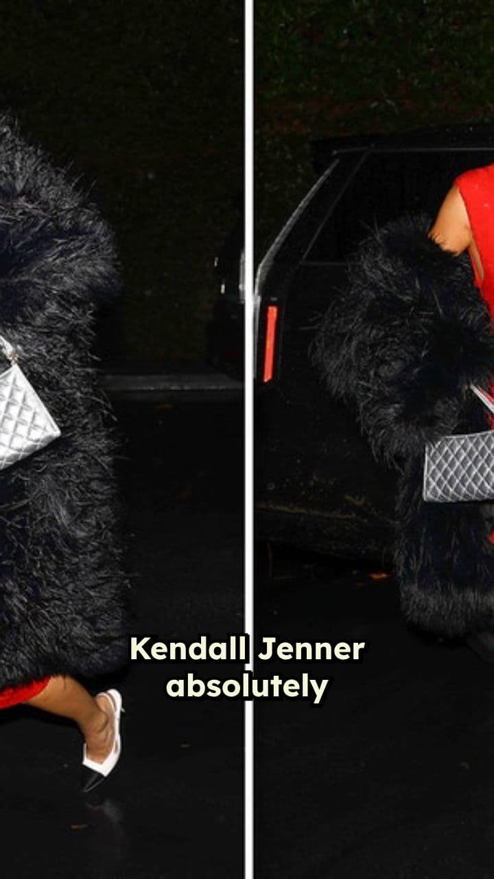 Kendall Jenner’s Christmas Eve Red Dress