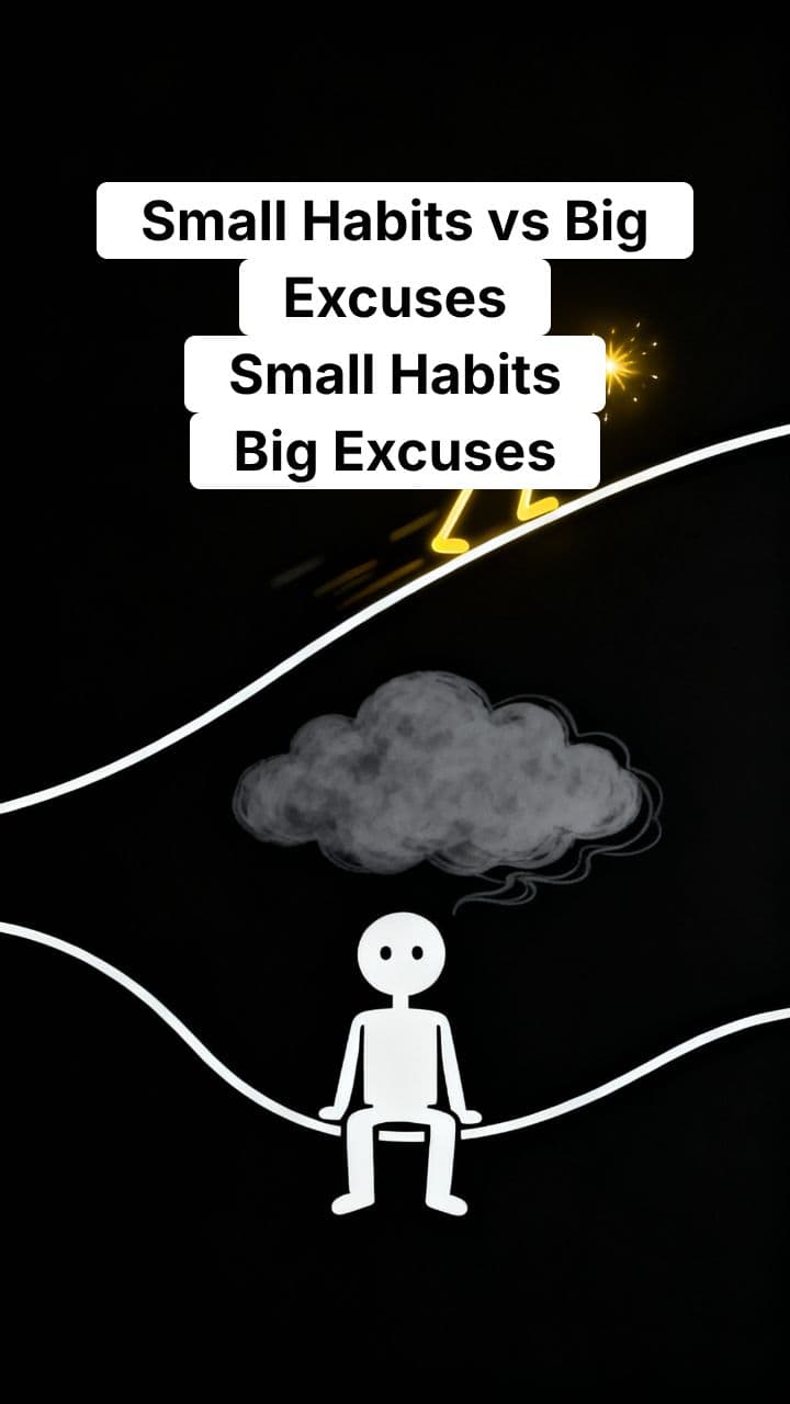 Small Habits vs Big Excuses
