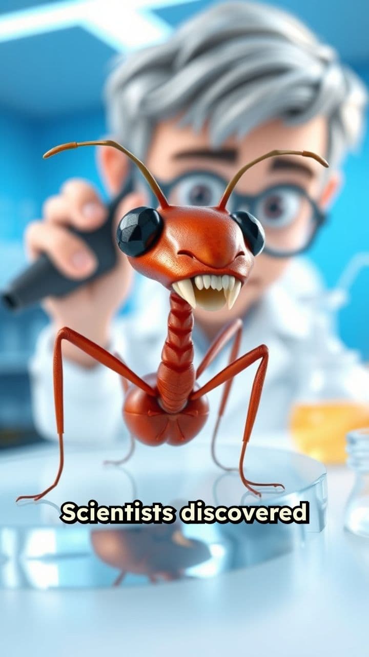 World’s First Ant Toothbrush