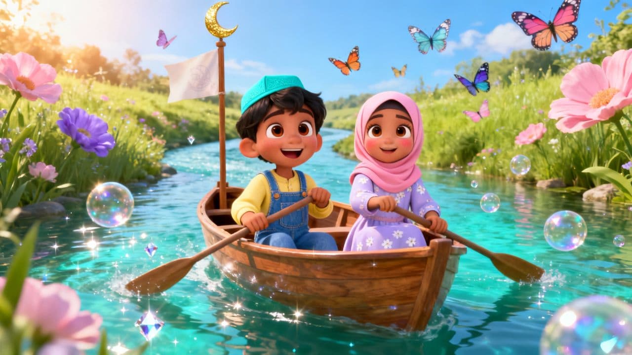 Row Your Boat with Praise to Allah