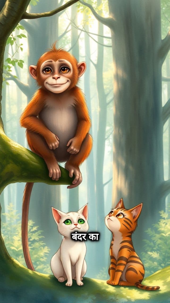 बंदर की चालाकी