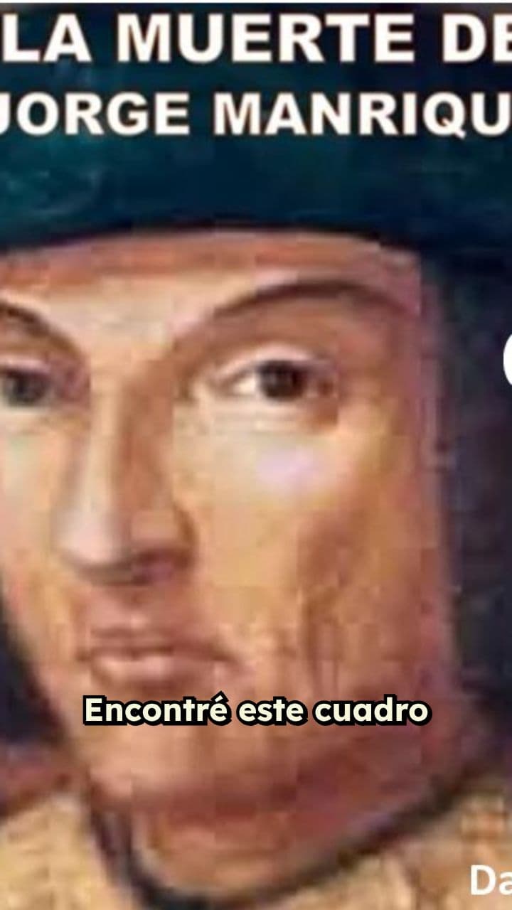 Jorge Manrique: despedida al padre