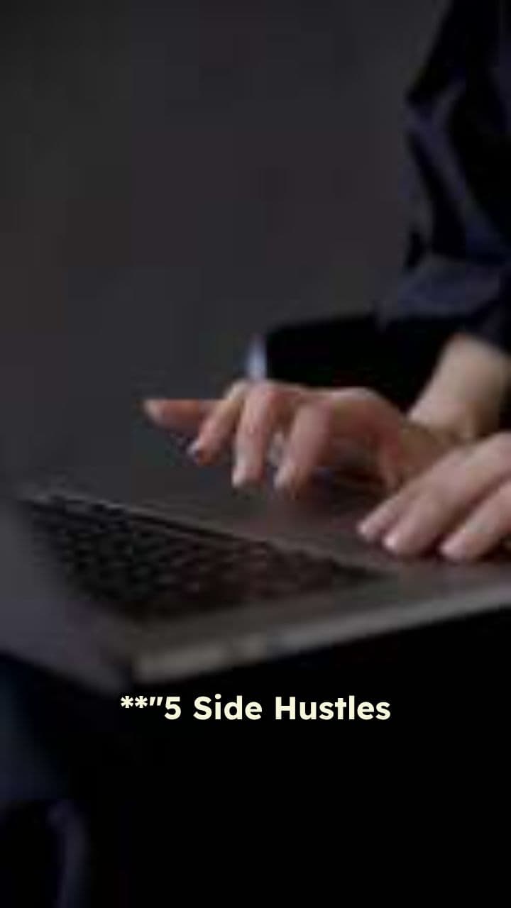 5 Nebenjobs für 500$ im Monat