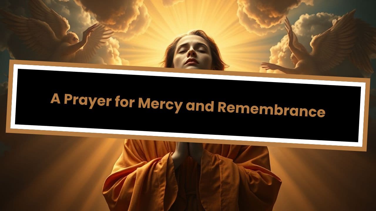 A Prayer for Mercy and Remembrance Psalm  25:6-7