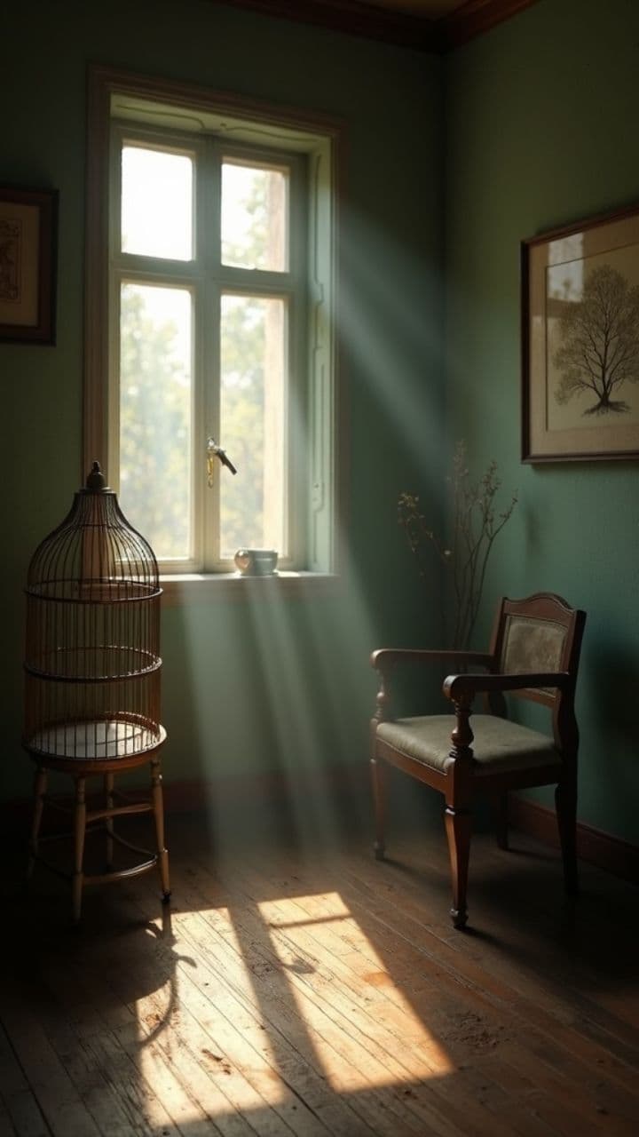 Попугай и клетка жизни