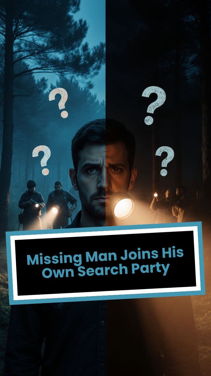 Missing Man Joins His Own Search Party