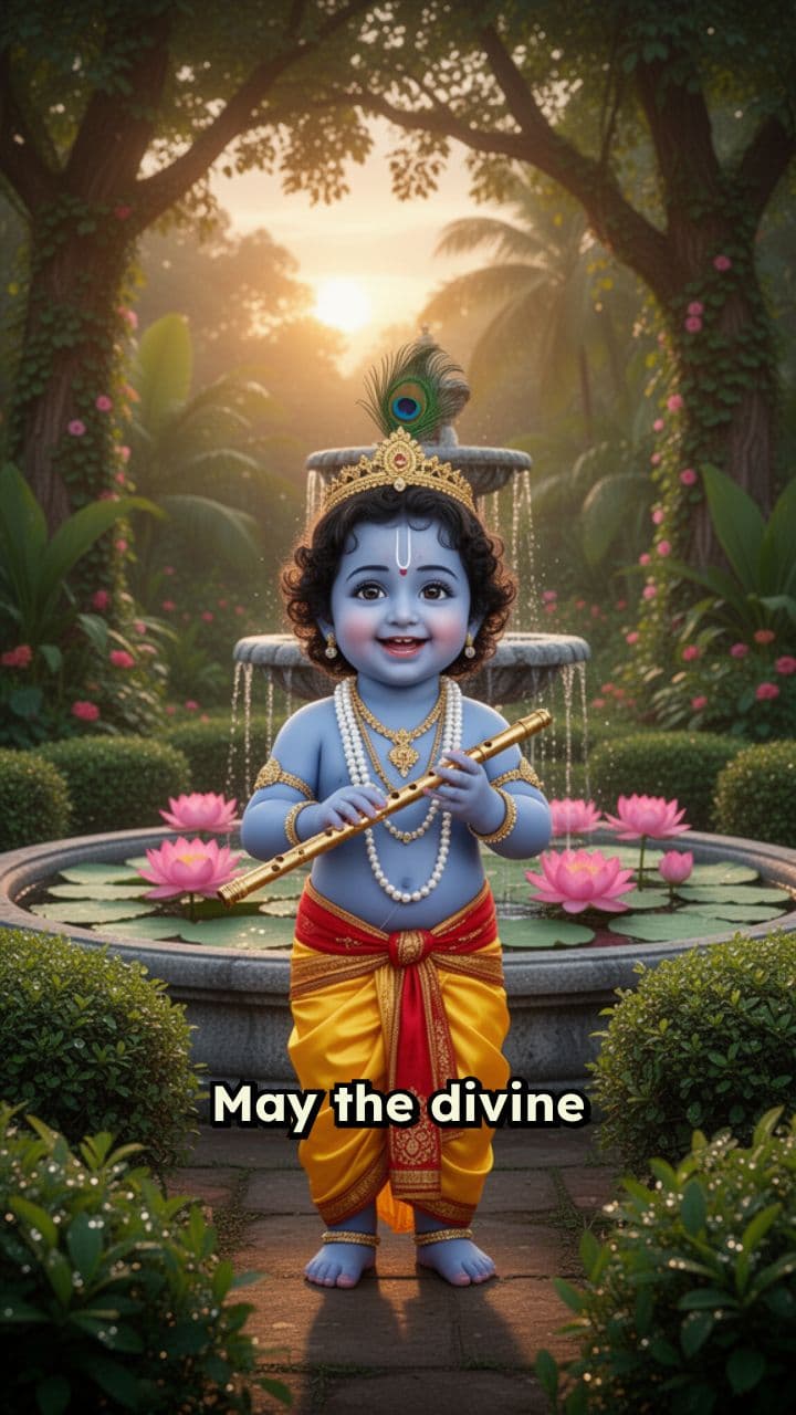 New Year Wishes from Little Krishna