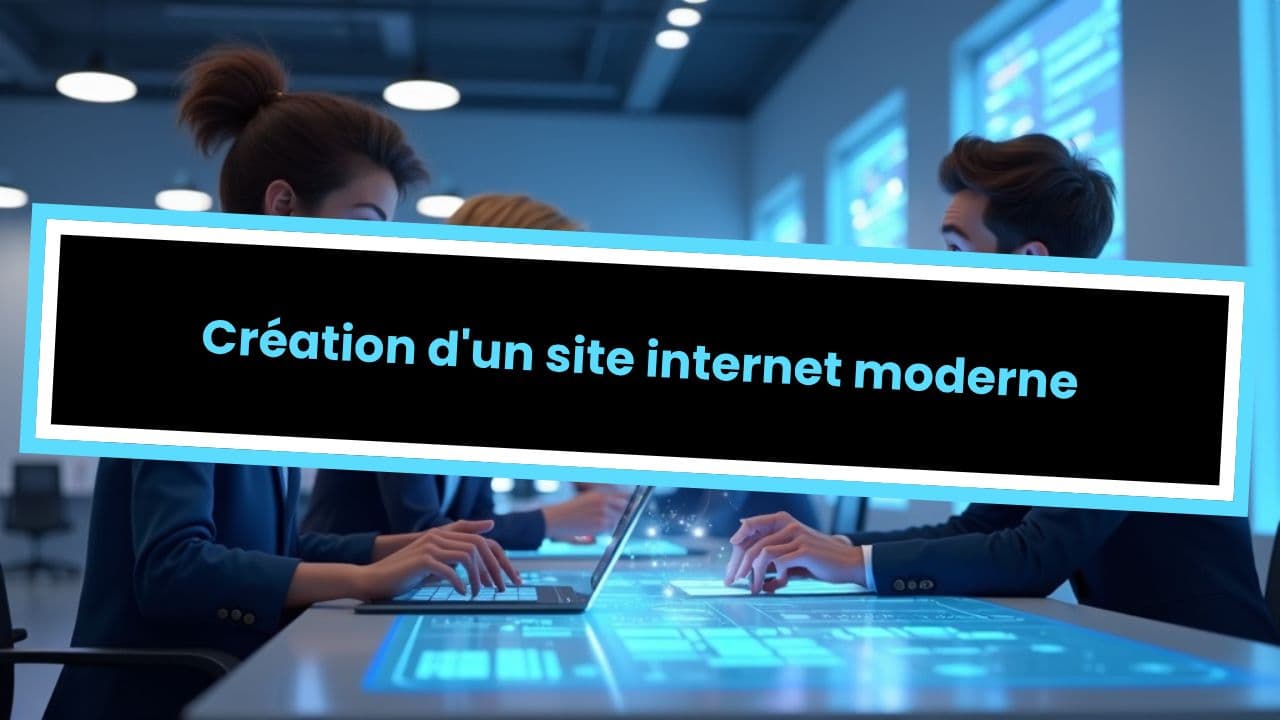 Création d'un site internet moderne