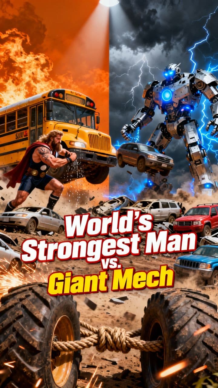World's Strongest Man vs. Giant Mech