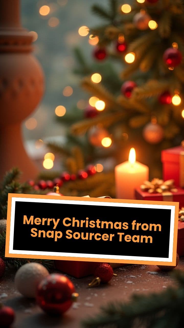Merry Christmas from Snap Sourcer Team