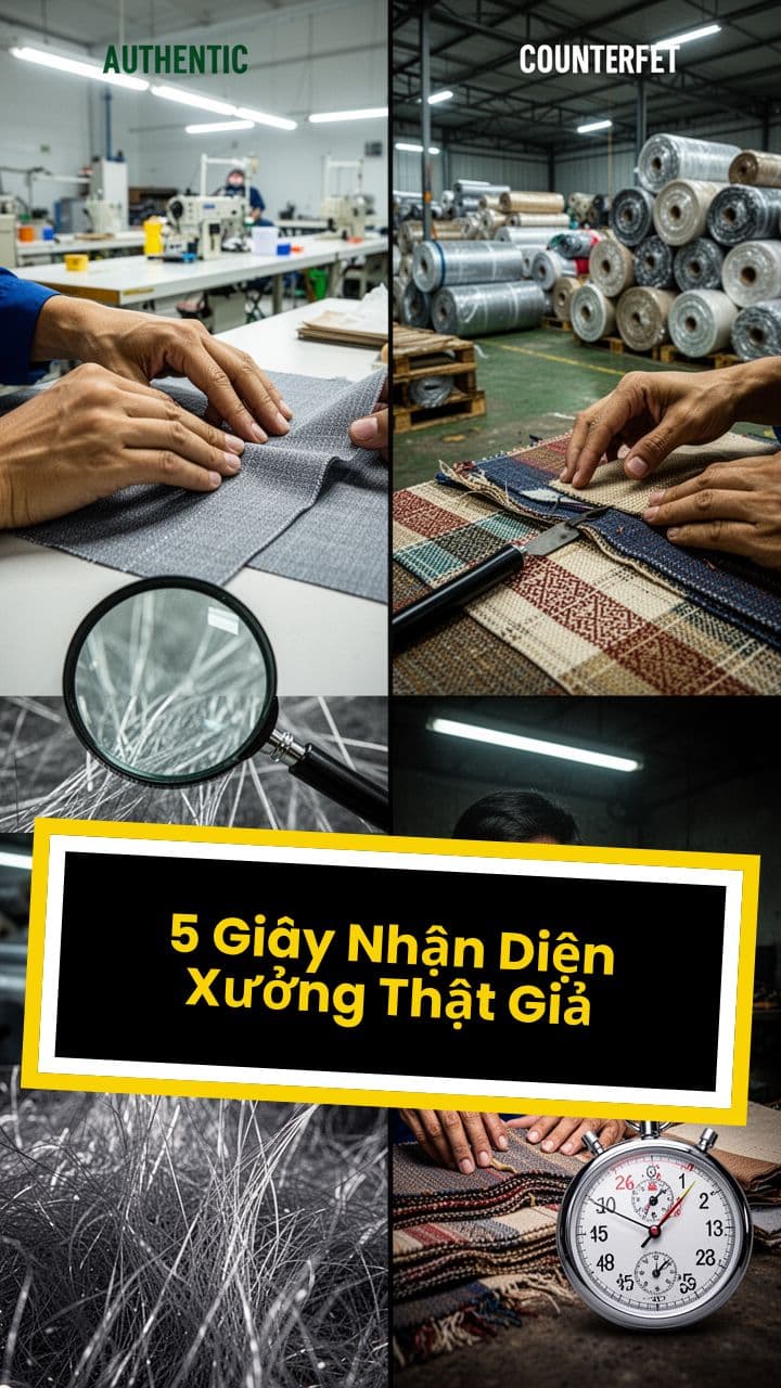 5 Giây Nhận Diện Xưởng Thật Giả