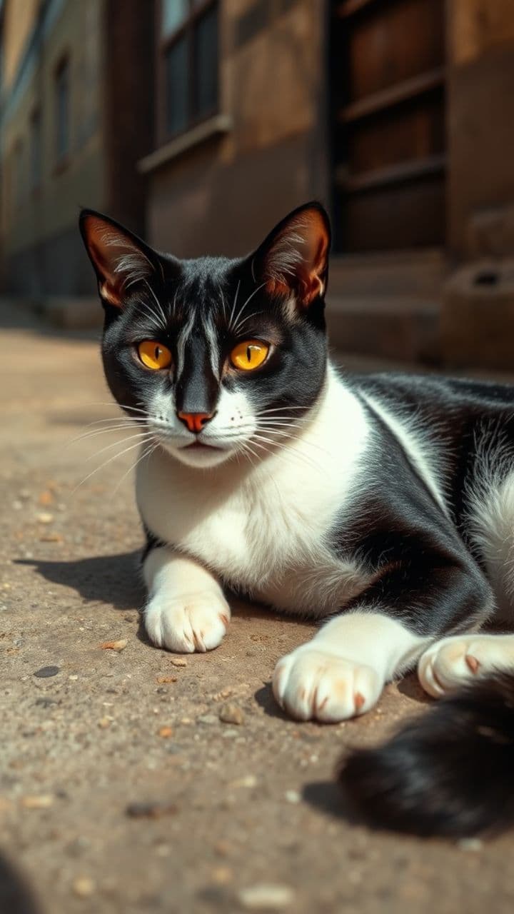 Cat's Dramatic Faint