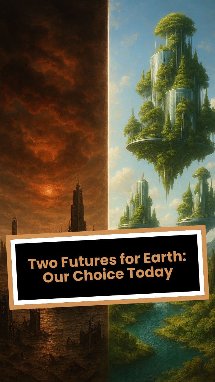 Two Futures for Earth: Our Choice Today