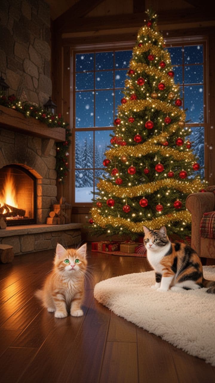 Meowy Christmas Night